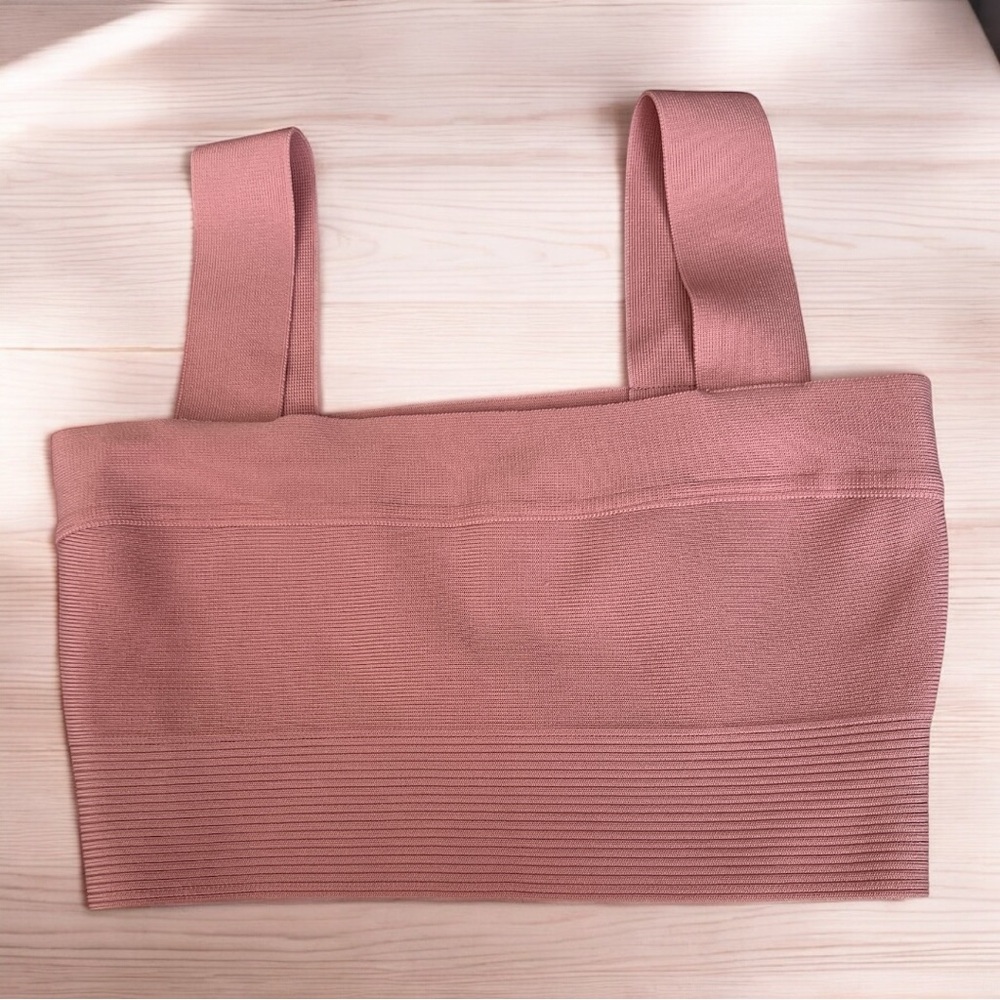 Anne Fernandes Crop Top Pink Large